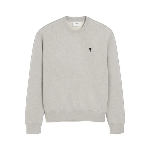 Ami Paris Logo Embroidered Crewneck Sweatshirt