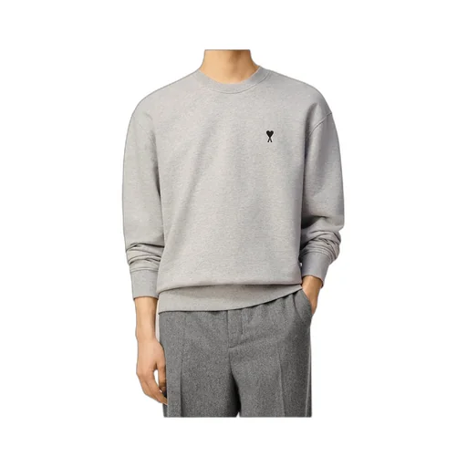 Ami Paris Logo Embroidered Crewneck Sweatshirt