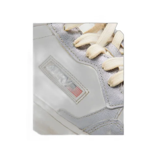 Medallist Lace-Up Leather Sneakers