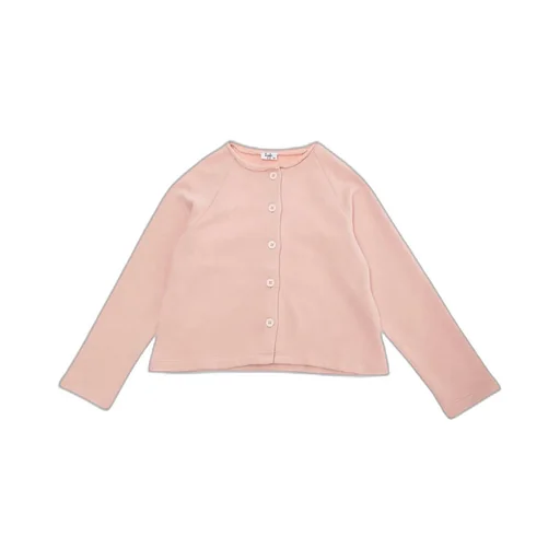 Il Gufo Long-Sleeved Round Neck Cardigan