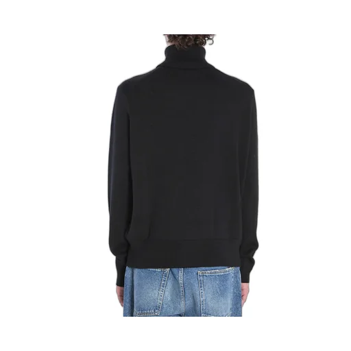 Ami Paris Ami De Coeur Turtleneck Logo Embroidered Jumper