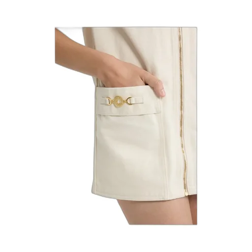 Patou Short Sleeve Zip Dress