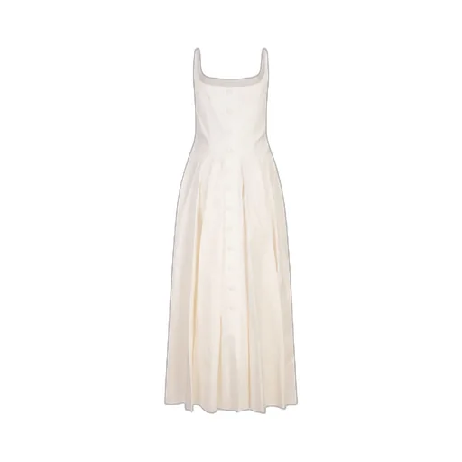 Marni Patterned-Jacquard Flared Midi Dress