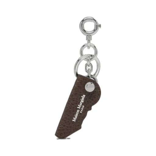Logo-Print Leather Key Holder