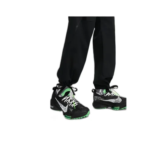 Black Logo-Printed Functional Pants