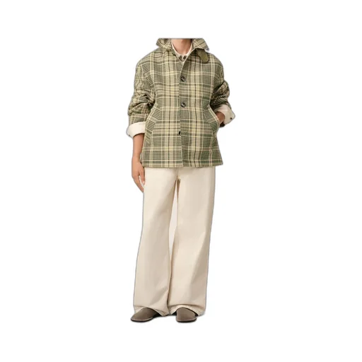 Ami Checked Button-Up Jacket
