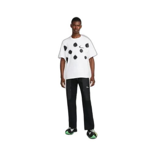 Black Logo-Printed Functional Pants