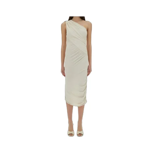 Rick Owens Lilies One-Shoulder Midi Dress