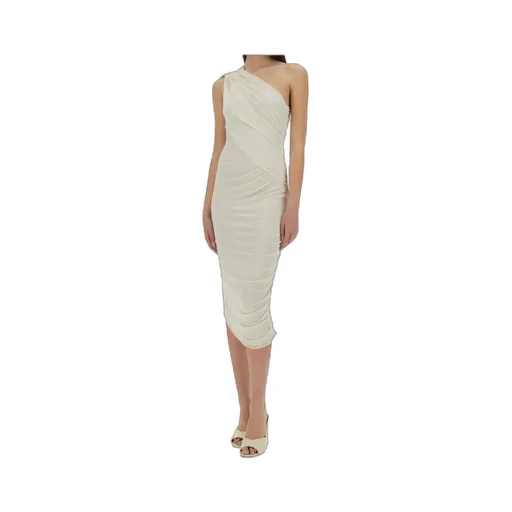 Rick Owens Lilies One-Shoulder Midi Dress