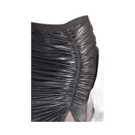 Rick Owens Lilies Slit Detailed Ruched Skirt