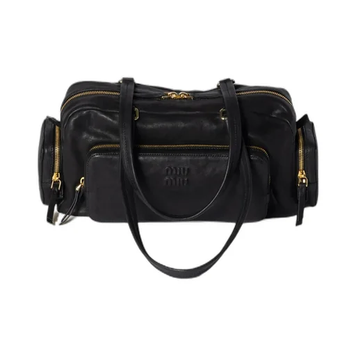 Pocket Washed Nappa Leather Bag