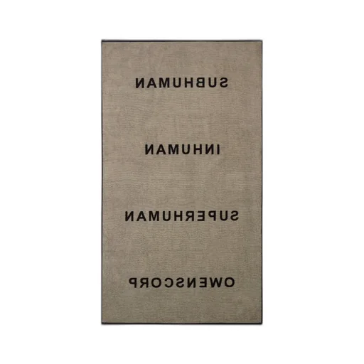 Black Beach Towel