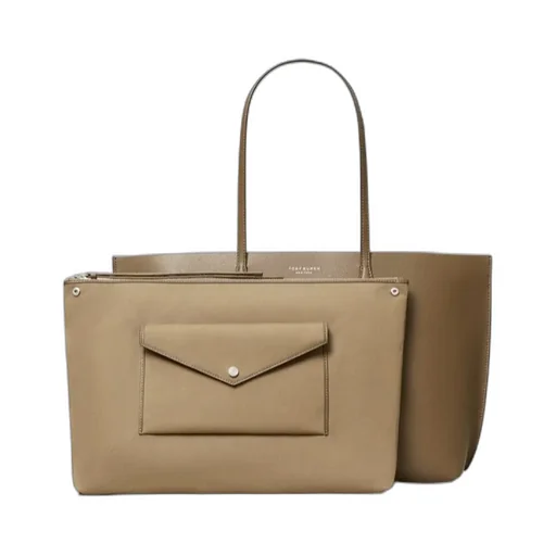 Tory Burch Perry Logo-Printed Tote Bag