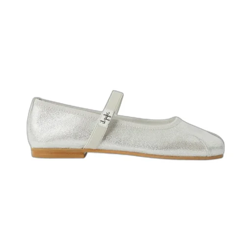 Ballet Flats With Elastic Strap