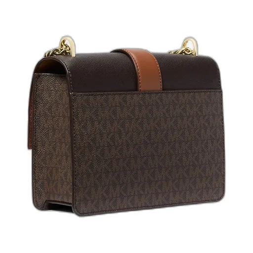Greenwich Small Color-Block Signature Logo Crossbody Bag