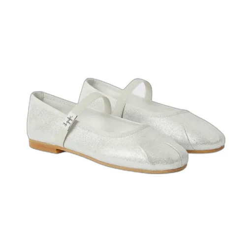 Ballet Flats With Elastic Strap