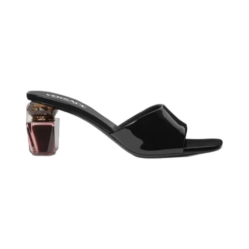 Versace Square-Toe Slip-On Sandals