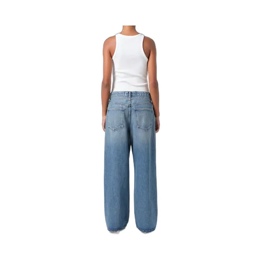 Agolde Emmi Belted Wide-Leg Jeans