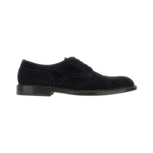 Brogue-Detail Suede Oxford Shoes