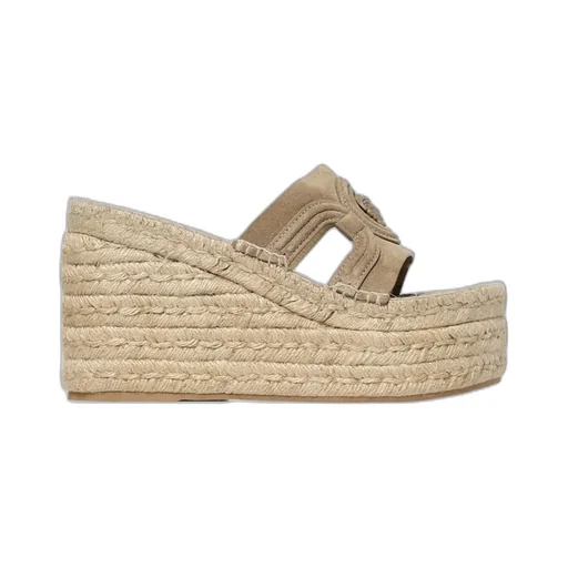 Versace Slip-On Wedge Sandals