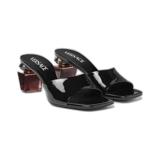 Versace Square-Toe Slip-On Sandals