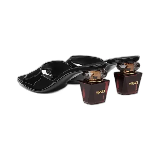 Versace Square-Toe Slip-On Sandals