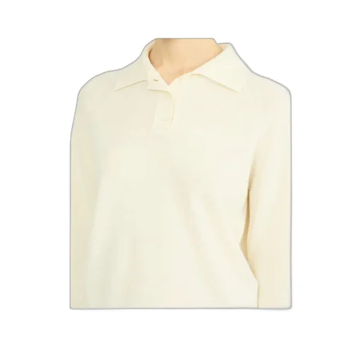 Wool Polo Top