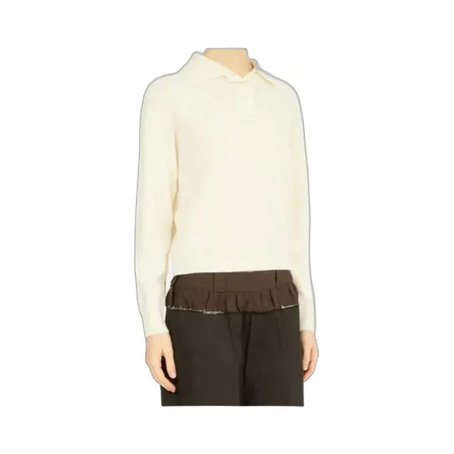 Wool Polo Top
