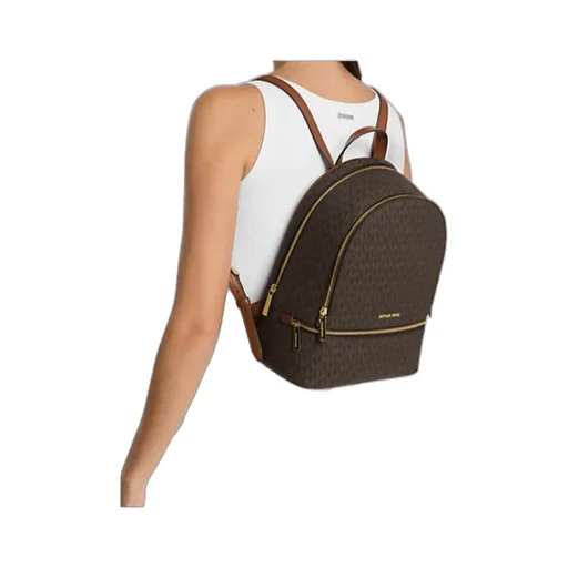 Rhea Medium Signature Logo Backpack