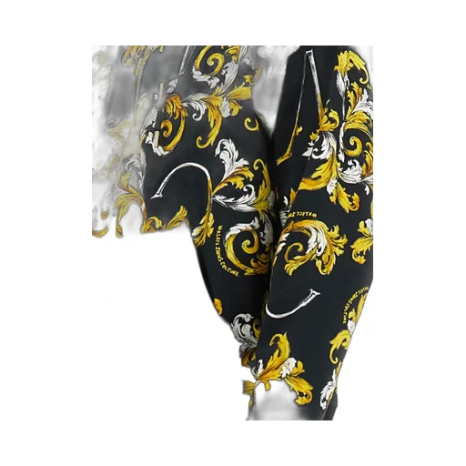 Versace Jeans Couture Baroque Printed Zipped Hoodie