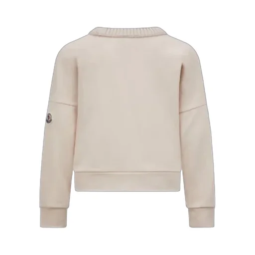 Embroidered Cursive Logo Cotton Sweatshirt