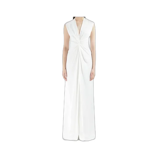 Envers Satin Draped Dress