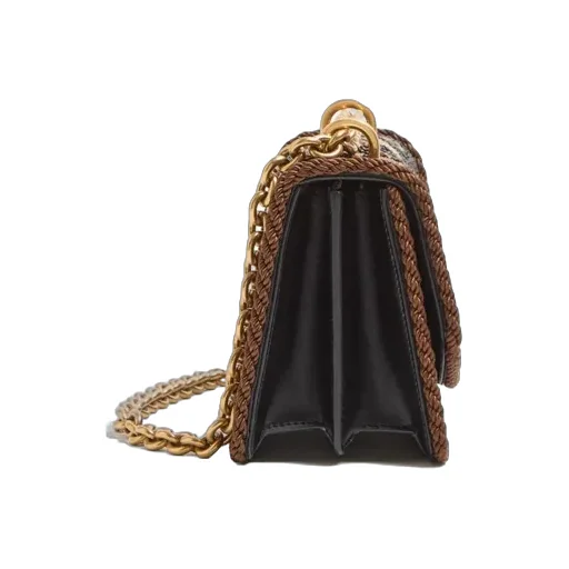 Valentino Garavani Vain Small Embroidered Shoulder Bag