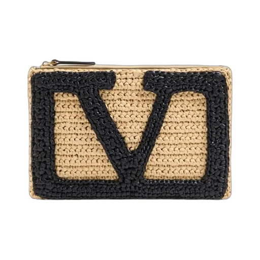 Valentino Garavani Vlogo Zipped Clutch Bag
