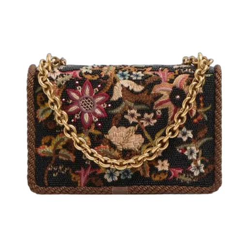 Valentino Garavani Vain Small Embroidered Shoulder Bag