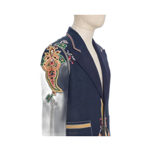 Long-Sleeved Suit Coat