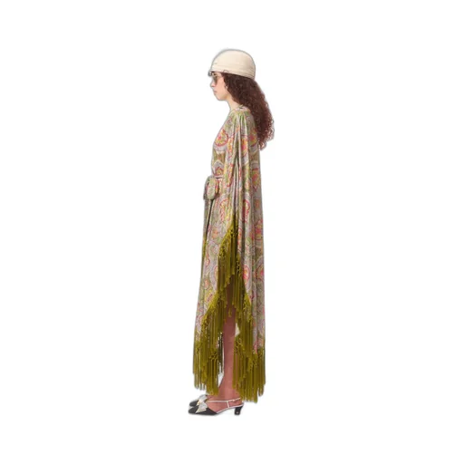 Round-Collar Long-Sleeved Dress