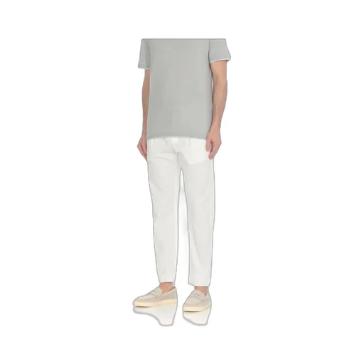 Drawstring Straight-Leg Trousers