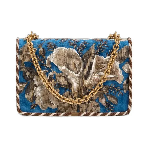 Valentino Garavani Vain Embroidered Shoulder Bag