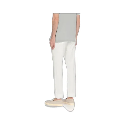 Drawstring Straight-Leg Trousers