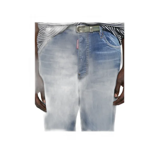 Dsquared2 Summer Lovers Medium Wash Loose Jeans