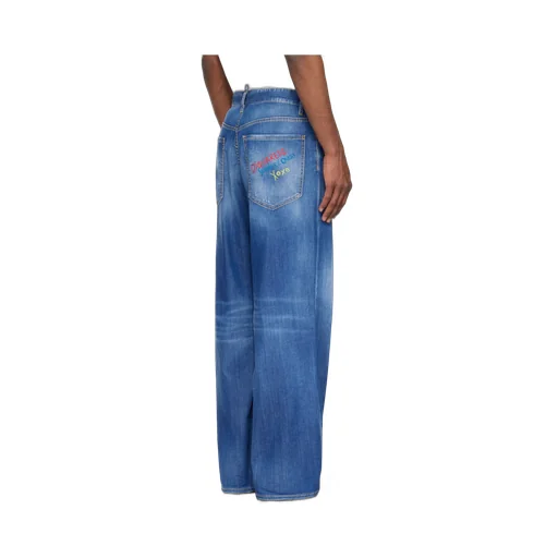 Dsquared2 Summer Lovers Medium Wash Loose Jeans