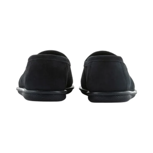 Giorgio Armani Logo Embroidered Slip-On Loafers