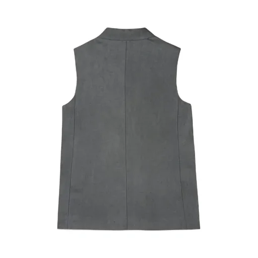 Gabardine Blazer Vest
