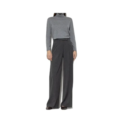 Cashmere Wide-Leg Pants