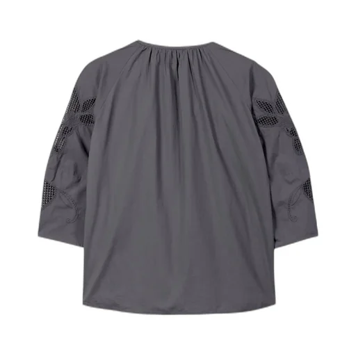 Tunic Blouse With Embroidery