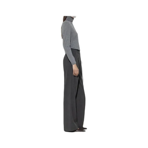 Cashmere Wide-Leg Pants