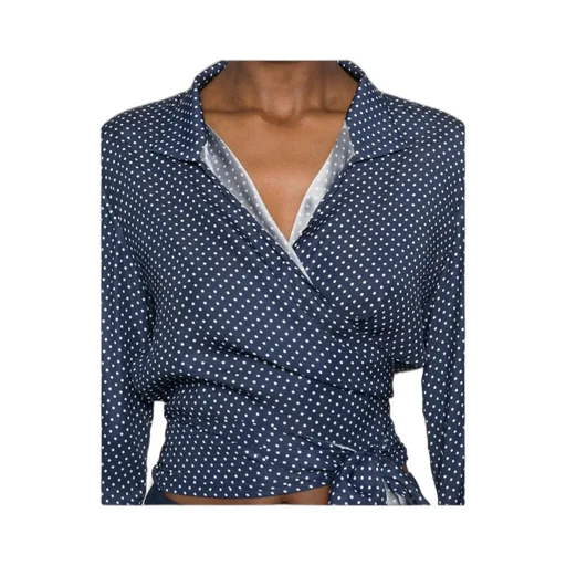Polka Dot Print Blouse