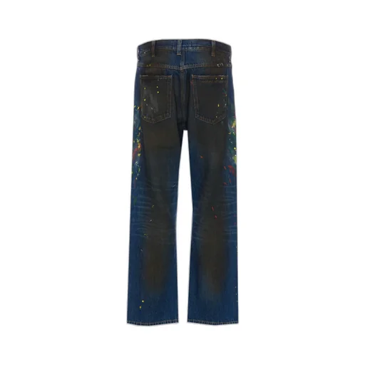 Vivienne Westwood Paint Splatter Straight-Leg Jeans