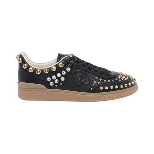 Valentino Garavani Rockstud Lace-Up Sneakers